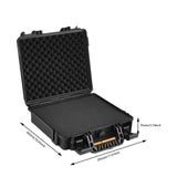 Maxbell Hard Case Storage Optimal Tool Test Instruments Protective Portable Tool Box 29.5cmx26.5cmx9.5cm