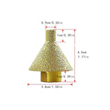 Maxbell 2pcs Diamond Beveling Chamfer Bit M14 Trimming Holes for Marble Granite