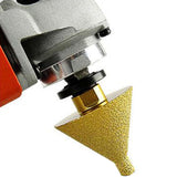 Maxbell 2pcs Diamond Beveling Chamfer Bit M14 Trimming Holes for Marble Granite