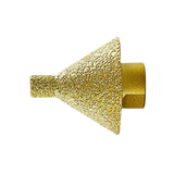 Maxbell 2pcs Diamond Beveling Chamfer Bit M14 Trimming Holes for Marble Granite