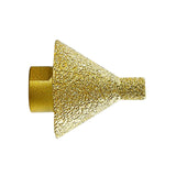 Maxbell 2pcs Diamond Beveling Chamfer Bit M14 Trimming Holes for Marble Granite