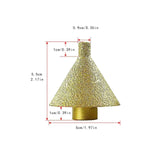 Maxbell 2pcs Diamond Beveling Chamfer Bit M14 Trimming Holes for Marble Granite