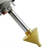 Maxbell 2pcs Diamond Beveling Chamfer Bit M14 Trimming Holes for Marble Granite