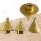 Maxbell 2pcs Diamond Beveling Chamfer Bit M14 Trimming Holes for Marble Granite