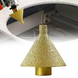 Maxbell 2pcs Diamond Beveling Chamfer Bit M14 Trimming Holes for Marble Granite