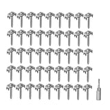 Maxbell 50Pcs Fence Staples Sturdy Fasteners for Wire Fence for Garden Softwood Farm