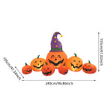 Maxbell Halloween Inflatable Pumpkin Decoration 8.04ft Yard Decor for Halloween Lawn