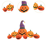 Maxbell Halloween Inflatable Pumpkin Decoration 8.04ft Yard Decor for Halloween Lawn