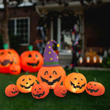 Maxbell Halloween Inflatable Pumpkin Decoration 8.04ft Yard Decor for Halloween Lawn