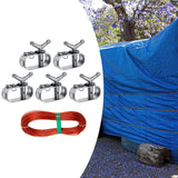 Pool Cover Winch and Cable Spare Part Tensioner Winch Cable Pool Cover Winch Cable and 5 Winch