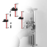 Maxbell Universal Level Wall Mount Easy Installation Accurate Alignment Level Holder Movable 20cm