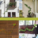 Maxbell 18 Pieces Chain Trellis for Climbing Plants Potted Plants Plant Vine Support