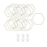 Maxbell 18 Pieces Chain Trellis for Climbing Plants Potted Plants Plant Vine Support