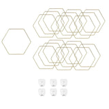 Maxbell 18 Pieces Chain Trellis for Climbing Plants Potted Plants Plant Vine Support