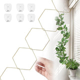 Maxbell 18 Pieces Chain Trellis for Climbing Plants Potted Plants Plant Vine Support