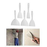 Maxbell 5Pcs Putty Scraping Tools Sturdy for Repairing Drywall Decals Applying Putty