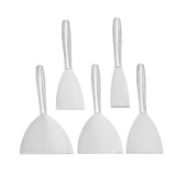 Maxbell 5Pcs Putty Scraping Tools Sturdy for Repairing Drywall Decals Applying Putty