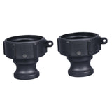 Maxbell IBC Tote Adapter Fine and Coarse Thread cam Groove Lawn Hose Connector TYPE125