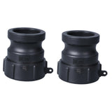 Maxbell IBC Tote Adapter Fine and Coarse Thread cam Groove Lawn Hose Connector TYPE200