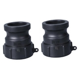 Maxbell IBC Tote Adapter Fine and Coarse Thread cam Groove Lawn Hose Connector TYPE200