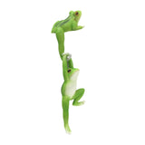 Maxbell Flower Pot Hugger Figurine Hanging Animal Sculpture Fence Garden Frog Statue