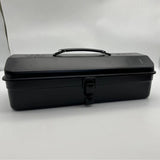 Maxbell Metal Tools Box Easy Access Hardware Storage Multifunctional Tools Organizer Black