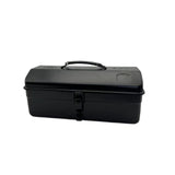 Maxbell Metal Tools Box Easy Access Hardware Storage Multifunctional Tools Organizer Black