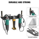 Maxbell Angle Grinder Stand 3 Bay with Cord Hook for Angle Grinders Garage Workspace