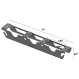 Maxbell Angle Grinder Stand 3 Bay with Cord Hook for Angle Grinders Garage Workspace