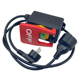Maxbell Emergency Stop Push Button Switch Safety Switch for Bench Saw Garden Machine