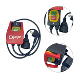 Maxbell Emergency Stop Push Button Switch Safety Switch for Bench Saw Garden Machine