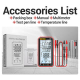 Maxbell Voltmeter 620A Tester Multimeter Tester for Fuses Vehicles Household Outlets 620A Red