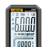 Maxbell Voltmeter 620A Tester Multimeter Tester for Fuses Vehicles Household Outlets 620A Black