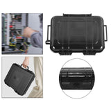 Maxbell Tool Box Portable Storage Organizer for Traveling Composite Buckle Workplace 180mmx120mmx50mm