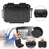 Maxbell Tool Box Portable Storage Organizer for Traveling Composite Buckle Workplace 180mmx120mmx50mm