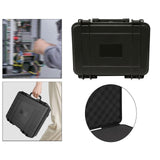 Maxbell Tool Box Portable Storage Organizer for Traveling Composite Buckle Workplace 230mmx185mmx95mm