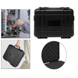 Maxbell Tool Box Portable Storage Organizer for Traveling Composite Buckle Workplace 280mmx225mm100mm