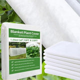 Maxbell Plant Cover Freeze Protection Frost Blanket for Sun Protection Frost Flowers 6.56 x 32.8 ft