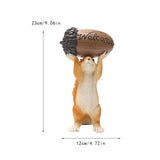 Maxbell Garden Squirrel Statue Creative Squirrel Sculpture for Home Office Home