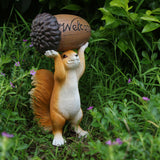 Maxbell Garden Squirrel Statue Creative Squirrel Sculpture for Home Office Home