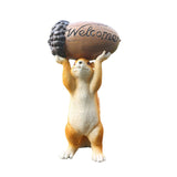 Maxbell Garden Squirrel Statue Creative Squirrel Sculpture for Home Office Home