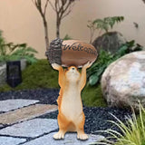 Maxbell Garden Squirrel Statue Creative Squirrel Sculpture for Home Office Home