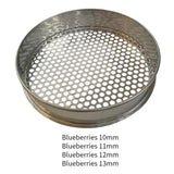 Blueberry Sieve Portable Sifting Pan Sand Sifter for Planting Kitchen Garden 10mm