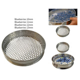 Blueberry Sieve Portable Sifting Pan Sand Sifter for Planting Kitchen Garden 10mm