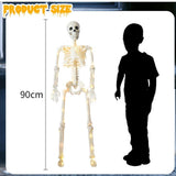 Maxbell Halloween Skeleton Decorations for Garden Haunted House Props Indoor/Outdoor