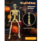 Maxbell Halloween Skeleton Decorations for Garden Haunted House Props Indoor/Outdoor