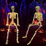 Maxbell Halloween Skeleton Decorations for Garden Haunted House Props Indoor/Outdoor