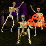 Maxbell Halloween Skeleton Decorations for Garden Haunted House Props Indoor/Outdoor