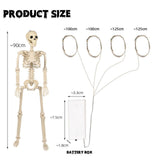 Maxbell Halloween Skeleton Decorations for Garden Haunted House Props Indoor/Outdoor