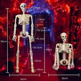 Maxbell Halloween Skeleton Decorations for Garden Haunted House Props Indoor/Outdoor